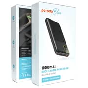 Porodo Power Bank 10000mAh Black PB-22WPB10K-BK