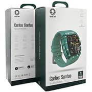 Green Lion GNCRSTSWGN Carlos Santos Smartwatch Green