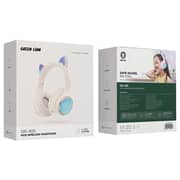 Green Lion GNK400HPCM Wireless Over Ear Kids Headphone Cream