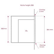 TEKA Frameless Built-In Microwave with Grill and LED Display - ML 825 TFL BK