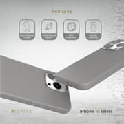 Levelo Iris Magsafe Case Grey iPhone 16 Pro Max