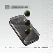 Levelo Privacy Screen Protector Black iPhone 16 Pro Max