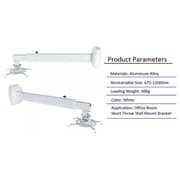 Beetec Projector Ceiling Mount White