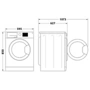 Whirlpool Front Load Washer 8 kg FFB 8259 SBSV GCC