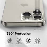 Helix Lens Protector Natural Titanium iPhone 16 Pro / iPhone Pro Max