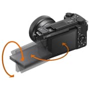 Sony ZV-E10 II APS-C Mirrorless Camera Black- ILCEZVE10M2K/B + GPVPT2BT Camera Grip