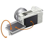 Sony ZV-E10 II APS-C Mirrorless Camera White- ILCEZVE10M2K/W + GPVPT2BT Camera Grip