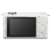 Sony ZV-E10 II APS-C Mirrorless Camera White- ILCEZVE10M2K/W + GPVPT2BT Camera Grip
