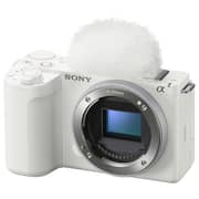 Sony ZV-E10 II APS-C Mirrorless Camera White- ILCEZVE10M2K/W + GPVPT2BT Camera Grip