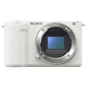 Sony ZV-E10 II APS-C Mirrorless Camera White- ILCEZVE10M2K/W + GPVPT2BT Camera Grip