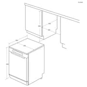 Candy Free Standing Dishwasher CF 5C6F0A-19