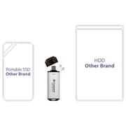 Transcend Portable SSD USB-C 2TB Silver TS2TESD300S