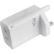 Fitit Dual Port Wall Charger 45Watts White - FIT-WA45