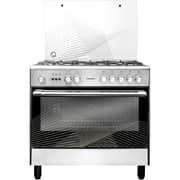 Tornado Free Standing 5 Burner Gas Cooker 60cm Black/Stainless Steel - 9T10HUB1X0ASG