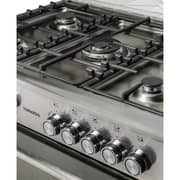 Tornado Free Standing 5 Burner Gas Cooker 60cm Black/Stainless Steel - 9T10HUB1X0ASG