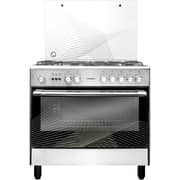 Tornado Free Standing 5 Burner Gas Cooker 90cm Stainless Steel - 9T10BRC1X01SG
