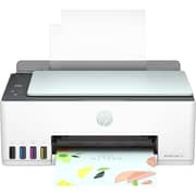 HP Smart Tank 582 Wireless All in One Inkjet Printer, White and Green - 4A8D6A