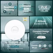 Tp-Link AX1800 Ceiling Mount Dual-Band WiFi 6 Access Point
