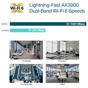 Tp-Link AX3000 Ceiling Mount Dual-Band WiFi 6 Access Point