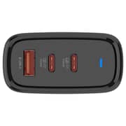 Glassology 3 Port GaN Charger Black