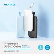 Momax iPower PD3 Power Bank 10000mAh White IP118W