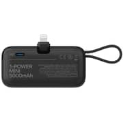 Momax 1-Power Mini Built-In Foldable Battery Pack 5000mAh Black IP130MFID