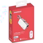 Momax 1-Power Mini Built-In Foldable Battery Pack 5000mAh White IP130MFIW