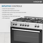 Krome Free Standing Gas Cooker KR-CR9060