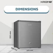 Krome Single Door Refrigerator 60 Litres KR-RDC60H