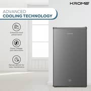 Krome Single Door Refrigerator 120 Litres KR-RDC120H