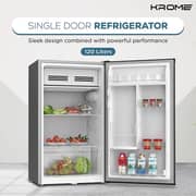 Krome Single Door Refrigerator 120 Litres KR-RDC120H