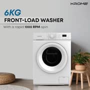 Krome Front Load Washer 6 kg KR-WFL60S