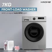 Krome Front Load Washer 7 kg KR-WFL70SSI