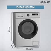 Krome Front Load Washer 7 kg KR-WFL70SSI