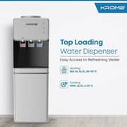 Krome Top Load Water Dispenser KR-WDBL3TB