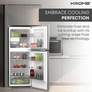 Krome Top Mount Refrigerator 260 Litres KR-RFF260SM 