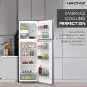 Krome Top Mount Refrigerator 330 Litres KR-RFF330SM 