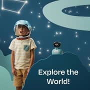 Miko Voice First AI Learning Coach Robot Mini Blue