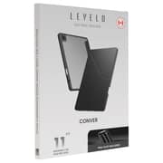 Levelo Hybrid Flip Case Transparent/Black iPad Pro 11Inch