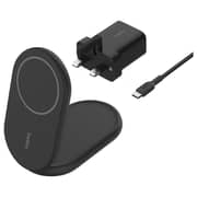 Belkin BoostCharge Magnetic Foldable Wireless Charger with Qi2 Black