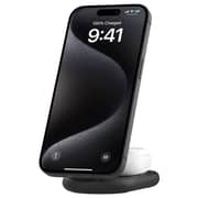 Belkin BoostCharge 2-in-1 Magnetic Foldable Wireless Charger With Qi2 Black