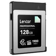 Lexar Professional Diamond Series CFexpress Type B Card PCIe Gen3x2 128GB Black LCXEXDM128GRNENG