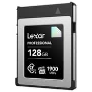 Lexar Professional Diamond Series CFexpress Type B Card PCIe Gen3x2 128GB Black LCXEXDM128GRNENG