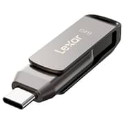 Lexar JumpDrive D400 Dual Drive USB 3.1 64GB Black LJDD400064GBNQNG