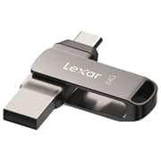 Lexar JumpDrive D400 Dual Drive USB 3.1 64GB Black LJDD400064GBNQNG