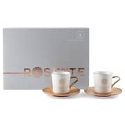 Rosette Porcelain Tea 12pc Set
