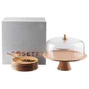 Rosette Cake Serving Set Orange