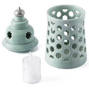 Rosette Medium Electronic Candle 9*21.7 cm