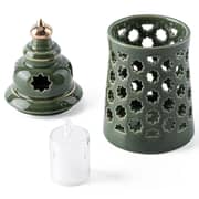 Rosette Medium Electronic Candle 9*21.7 cm