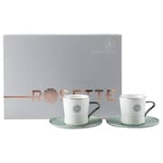 Rosette Porcelain Tea 12pc Set